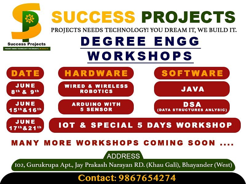 Succesprojects's tweet photo. Plan your vacations effectively....
Join our special vacation  certified workshops.
#workshops #certified #vacations #hardware #software #technical #successprojects https://t.co/sp6QJzhFnV