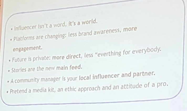 #Instagram and #InfluencerMarketing. It's complicated, but here are some good advices by @oraziospoto. #bcs19 Barcamp Südtirol #InfluencerRelations