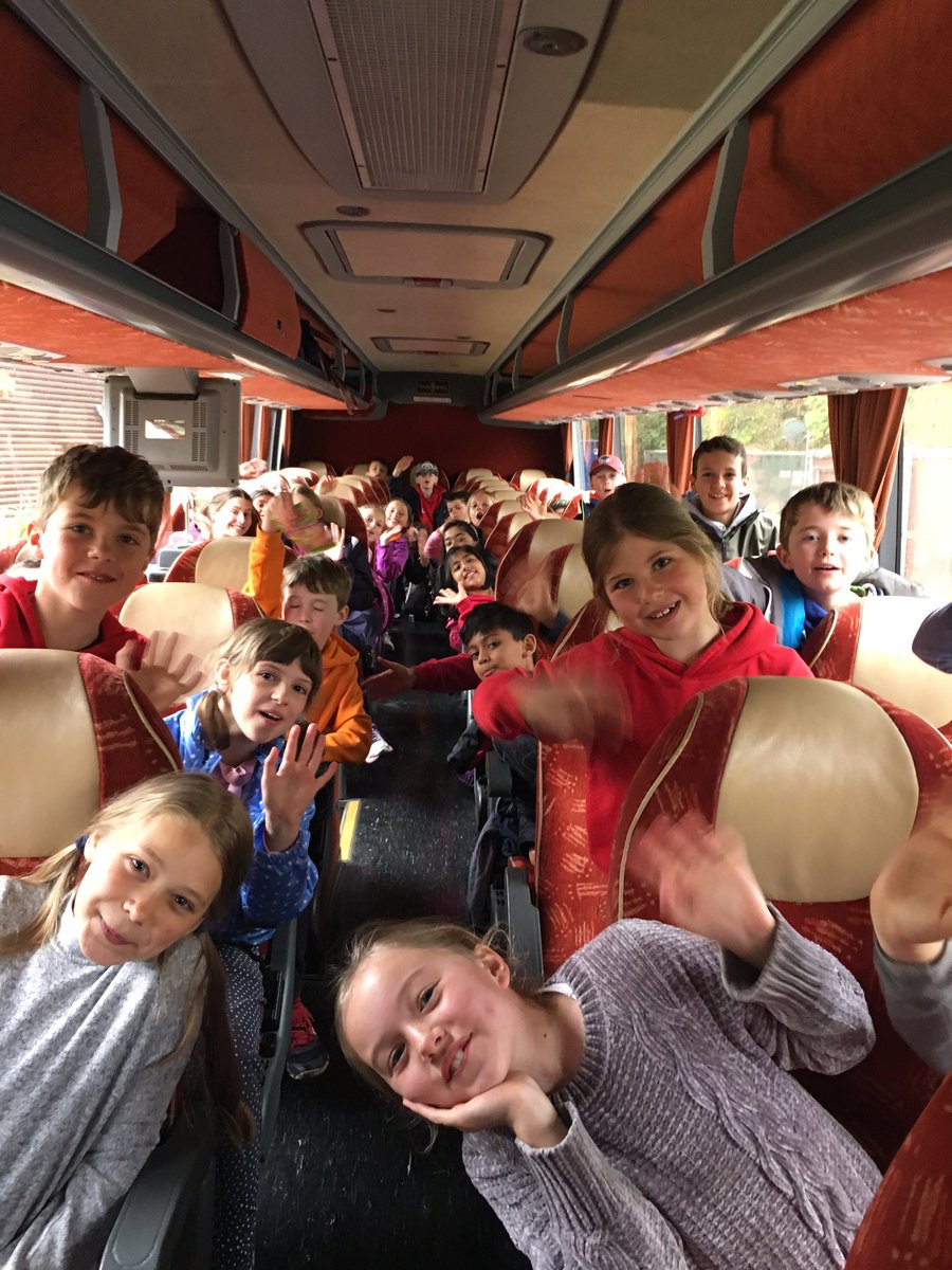 Year 4 are on their way home after a fantastic residential trip to Hilltop Outdoor Centre. #habitats #teamskills #friendship