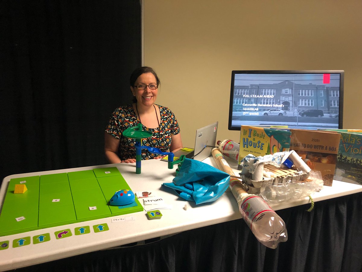 CatonsElem3rd's tweet photo. At Common Ground. Discovering new strategies to implement into my #makerspace https://t.co/wICszWKdTO