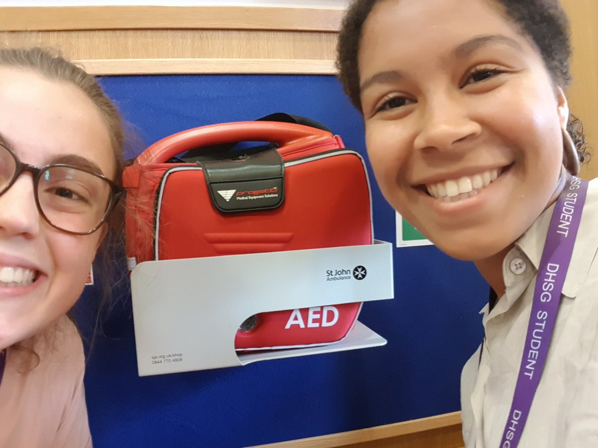 Noticed something new while walking through school with my friend Liv from West district! <a href="/SJAKernow/">St John Ambulance Cornwall Youth</a> 
#stjohnambulance #SJA #savinglives