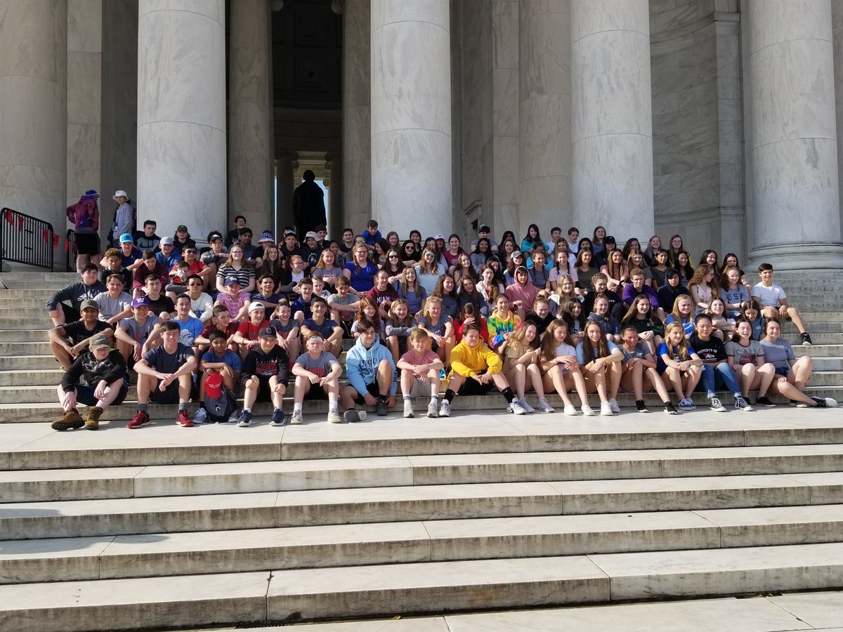 SBMS 8th grade enjoying their time in DC