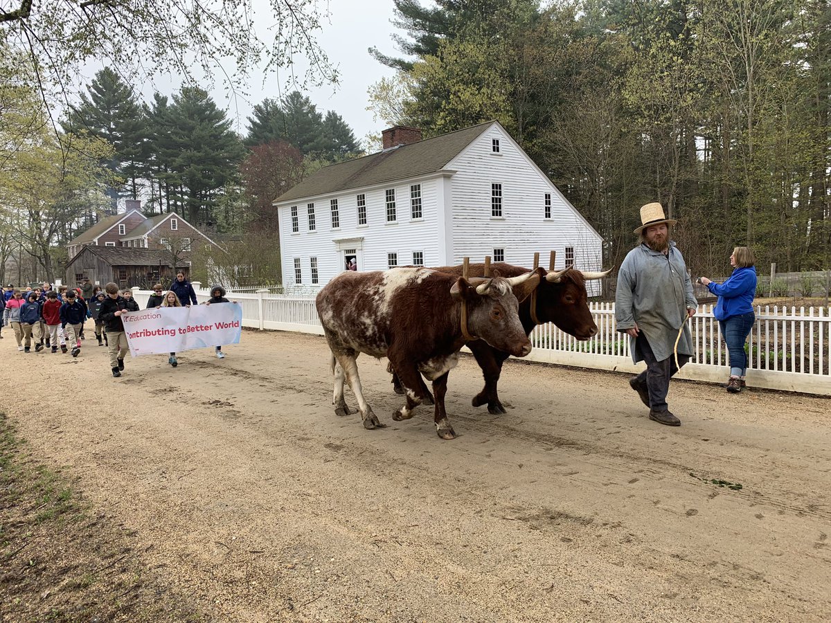 #BetterWorldDay Excited to be at Old Sturbridge Academy for Better World Day 2019!