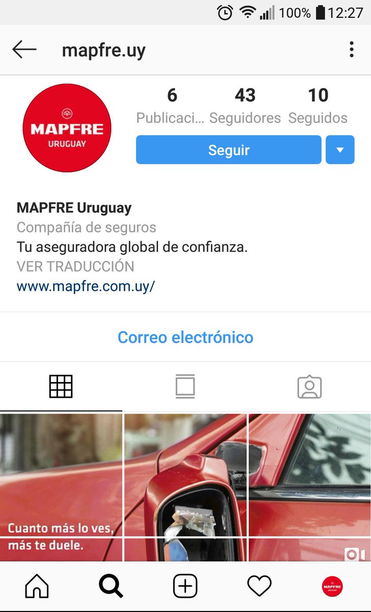 mapfre_UY's tweet photo. Conocé nuestro nuevo Instagram ❤. Crecemos para seguir dándote el mejor servicio, seguinos ▶ https://t.co/0yFrCkPKkD
#MAPFREAutos #MAPFREUY https://t.co/EGQXK2svDL
