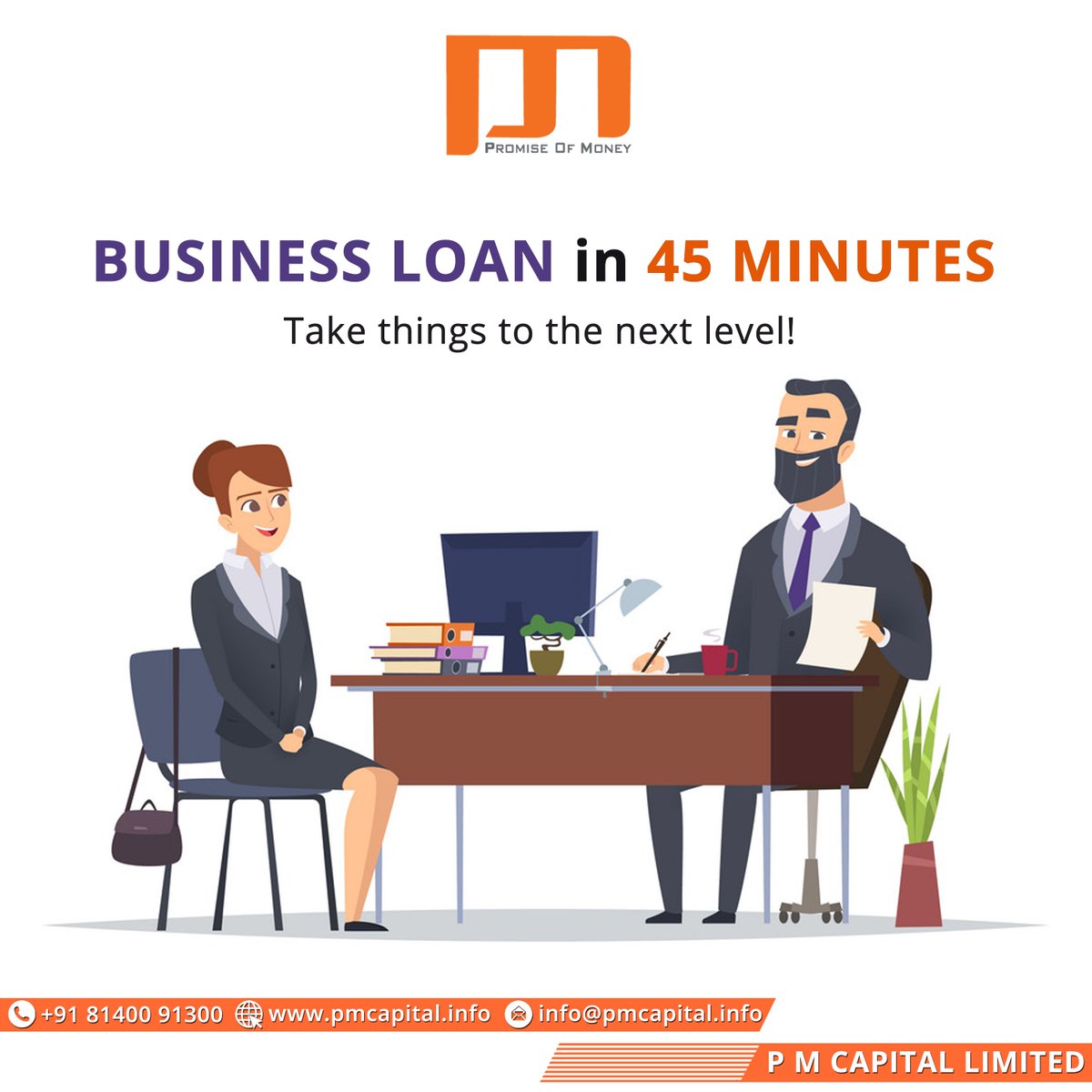 pmcapitalpvtltd's tweet photo. #BUSINESSLOAN in 45 MINUTES!
Starting your business is not hard as you think, you just need proper planning and expert team at every corner.
Stay in touch @ https://t.co/eNXa0jJIX3
Call us @ 81400 91300
#Finance #BusinessGrowth #CommercialLoan #Mortgage #Loan #PMCapital #Rajkot https://t.co/O3DtkJQCLr