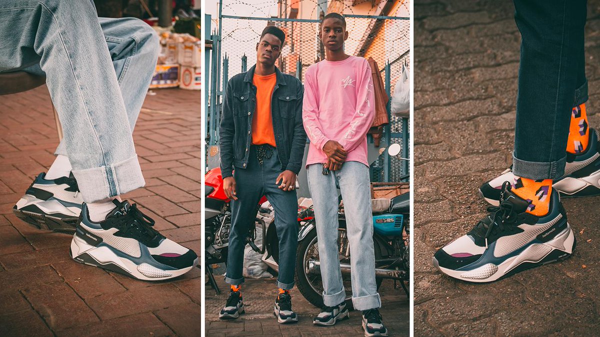 yomzansisneaker's tweet photo. For our latest edition of #YMZStyleBase we style on the @PUMASouthAfrica RS-X TECH Motorola 📱See full editorial https://t.co/IjGneH0UzE   

#PUMAxYoMzansi https://t.co/NzK30ssHwr