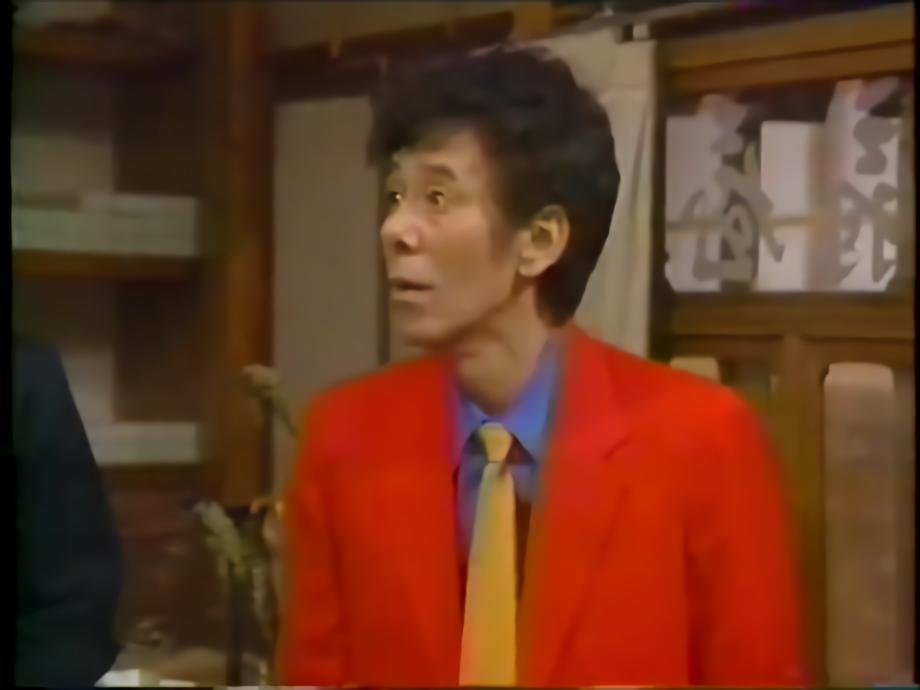 山田康雄のルパン三世コスプレシーン 左：『夢で逢えたら』のコント