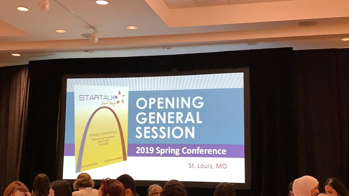 Here in St Louis and ready to kick off #startalk19 &amp; another great program year! @STARTALK_NFLC