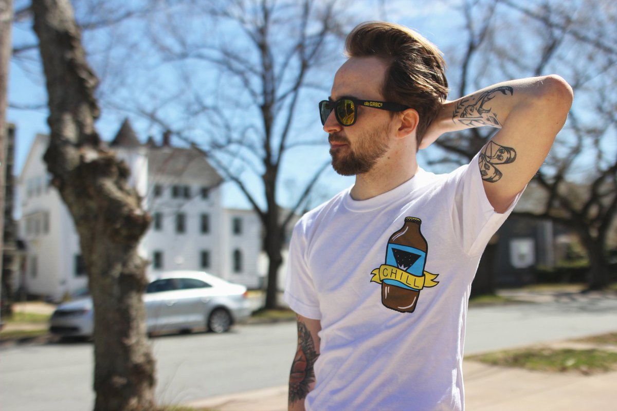 LowPointCoffee's tweet image. ☃️ C H I L L ☃️
Peep these sweet t-shirts designed by Coeur Clothing and printed by @BackstagePrint on American Apparel. Hella soft. Model unknown.
Available in limited quantities at @HalifaxCrafters.
#halifax #coldbrew #coffee #nitrocoldbrew #nitro #drinkcoffeeliveforever #chill