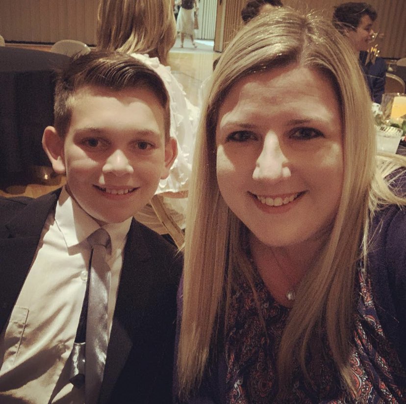 So fun attending the #NightOfStarsSouthlake last night with my awesome student, JJ! What a great event and an honor to be invited. @DonDurhamSLC <a href="/Carrollisd/">Carroll ISD</a>