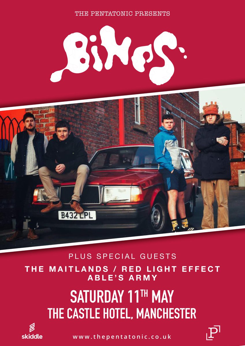 Next Saturday @RLEUKOfficial will be joining the line up at @thecastlehotel with @BINESband @The_Maitlands & @ables_army Get your tickets: skiddle.com/e/13522908