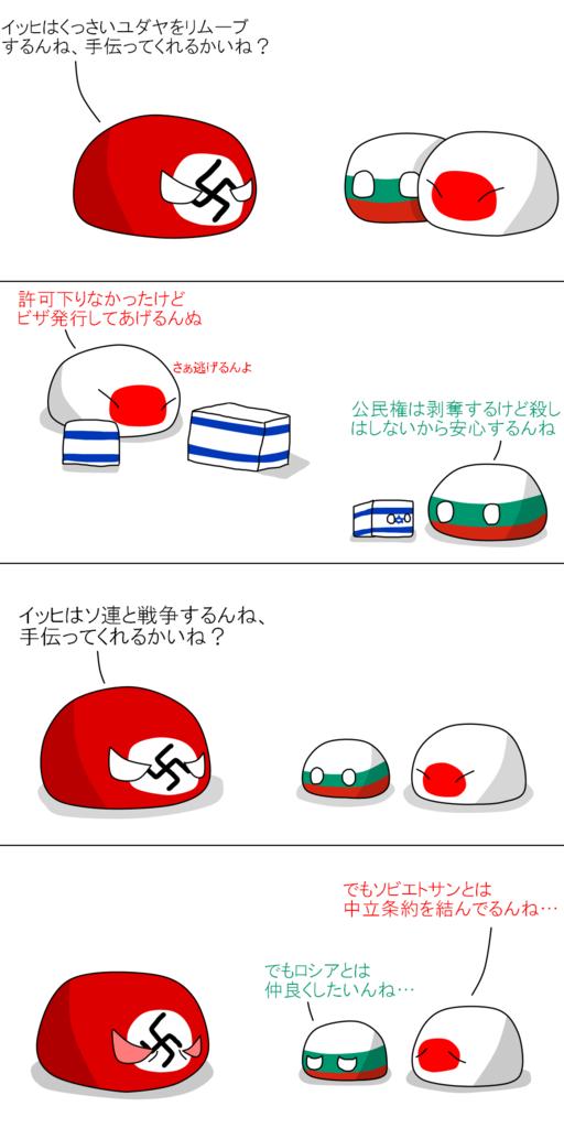 Pbjp 日本語ポーランドボール板 Polandball 同盟国ではあるけれど Jpc2784 作 T Co Tdoqw9rdzs ポーランドボール