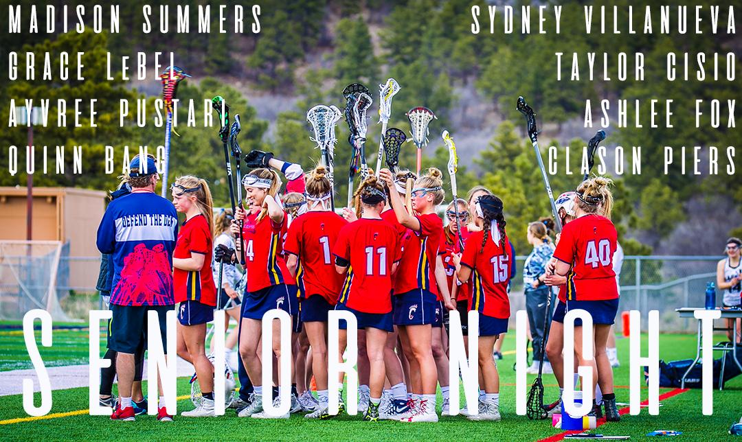STYX UP!  IT'S SENIOR NIGHT! Come cheer on Maddie, Grace, Ayvree, Quinn, Sydney, Taylor, Ashlee &amp; Glason as they ladies take on ThunderRidge 530Pm at Echo Park!  

#foreverafan #styxup #lax #seniornight #copreps