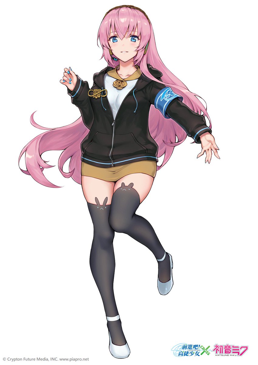 SimonCreativeTW's tweet image. 【たかめ少女×初音ミク】
NANAと同じ制服の巡音ルカ✨
いかがでしょうか？

イラスト：HAONI

※本コラボは高捷少女と初音ミクのキャラクターコラボ企画です。

#たかめ少女
#高捷少女
#初音ミク 
#巡音ルカ