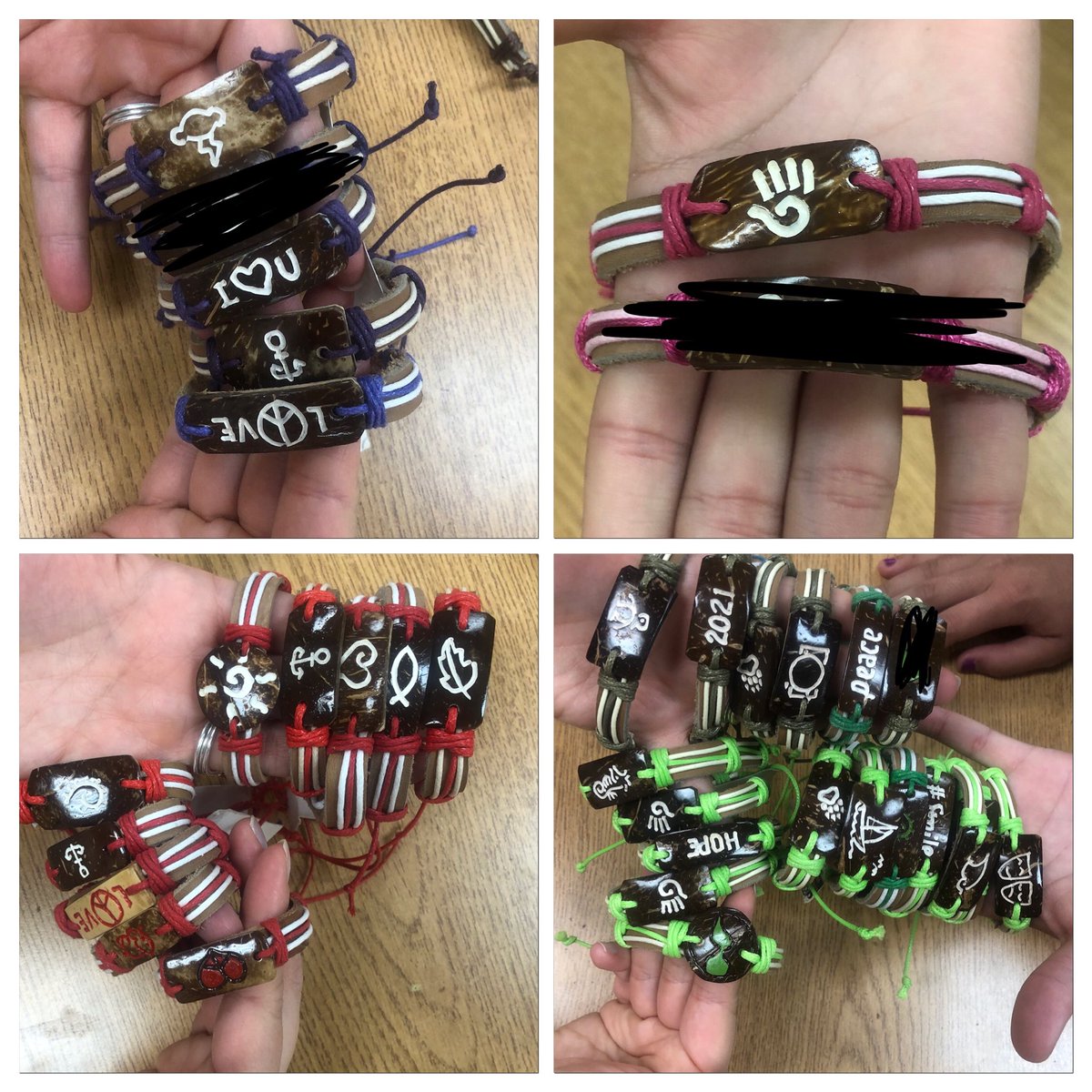 pmhsfccla's tweet photo. Help us support a student from Zimbabwe by buying Yuda Bands. Look for club members during homeroom and lunch. They cost $7. See Mrs. Sheerer in Rm. 234 if you like one in the pictures #givingback #about80left https://t.co/jHJB1o4zud