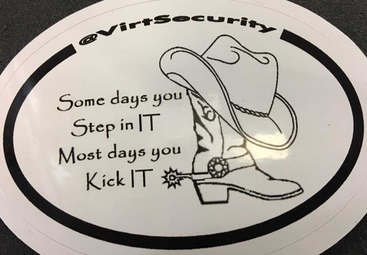 VirtSecurity's tweet photo. @sudheenair and @sunilpotti remember this from #NEXT2016 in Vegas? This time if you spot me I have a sticker or two for you. @nutanix @NutanixPartners https://t.co/zmJPDryZP1