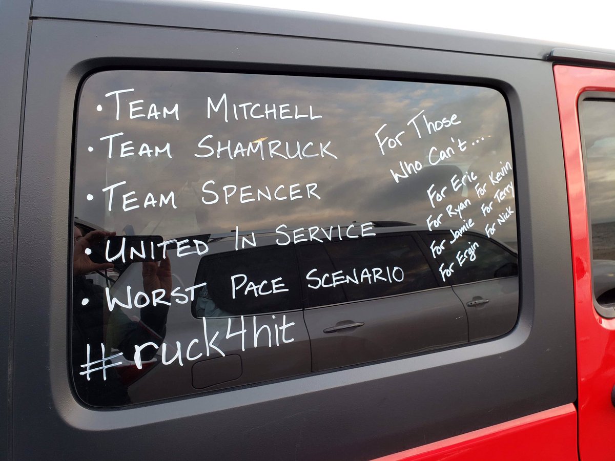 If you see this Jeep, toot your horn and wave. It’s full of really awesome people doing a really awesome thing. 220 miles, 15 towns, running to raise awareness and funds for <a href="/HIThelpsvets/">Heroes In Transition</a>.