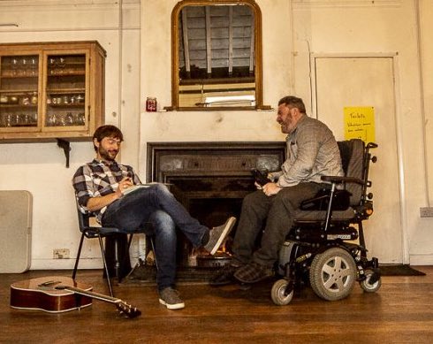StephenFoz's tweet photo. My music guests at 18-15 this teatime on @BBCSuffolk are @BayfieldBooth. I’ll be playing two tracks from their eagerly awaited debut album. @DaveRecordingB. Catch them @_theriverside on Sunday week. https://t.co/1x8pFhHymB
