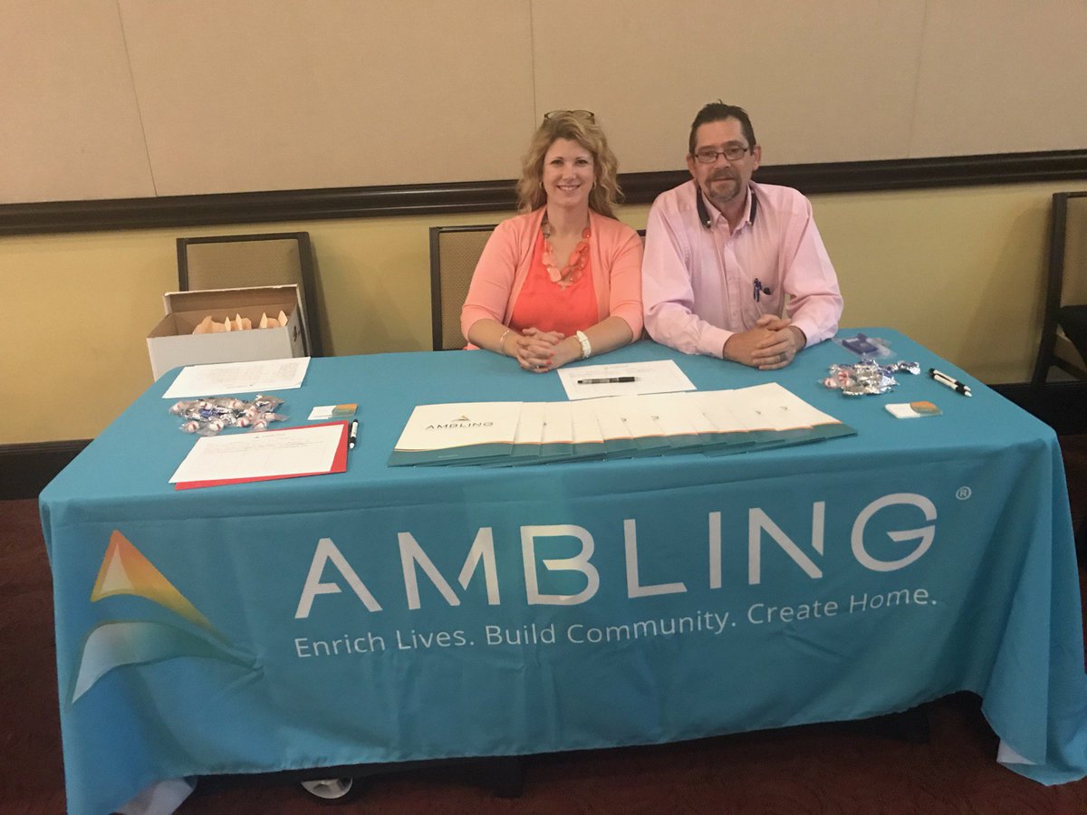 AmblingCompany's tweet photo. Ambling was well represented today at the @valdostastate University Career Opportunities Fair! Thanks to Director of Human Resources Stacey Whatley and RPM Scott Vitatoe for manning the booth!

Always looking for great people to join our team! https://t.co/tuRkeutUEw