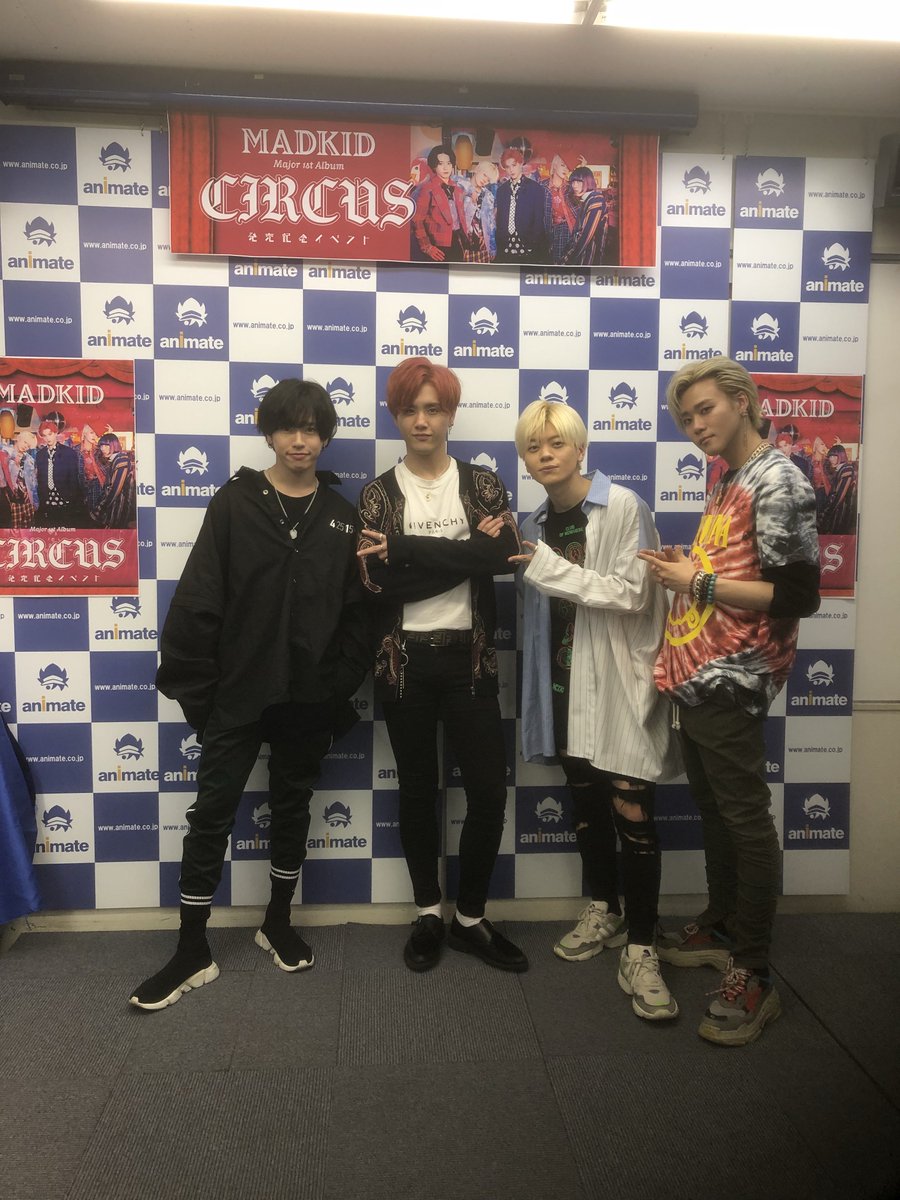 電話予約受付中 アニメイト秋葉原本館 イベント 本日 Madkidさん Major 1st Album Circus 発売記念イベントを開催しました 主題歌を担当されている 盾の勇者の成り上がり とメンバーのトークを始め 握手会 サイン会 撮影会 と大