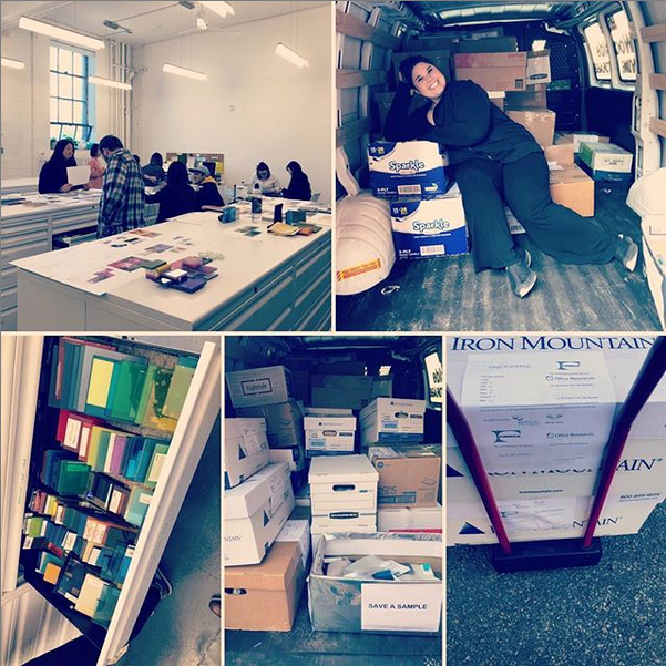 Mancini_Duffy's tweet photo. Mancini is proud to be one of the top contributors to @SaveASample, which recycles unused architectural materials & finish product to schools. Along with @Transwall, we were able to deliver over 65 boxes to @PrattInstitute students! ♻️ #SaveASample #Recycle https://t.co/zp3bAOYBit