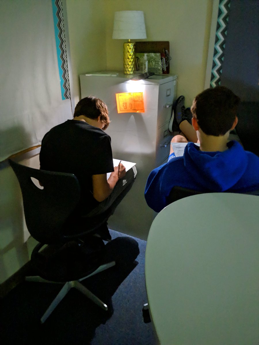 MrsHereid's tweet photo. Flashlight Friday!!!! Solving similar figures in the dark! #staarreview @speltz_teach  #misdproud #FSMScubs #becausecubs https://t.co/MuZmov3vDt