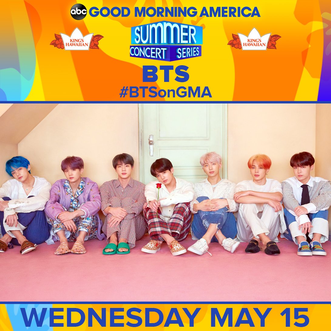 BTS To Kick Off The 2019 GMA's Summer Concert Series... | Kpopping1091 x 1091