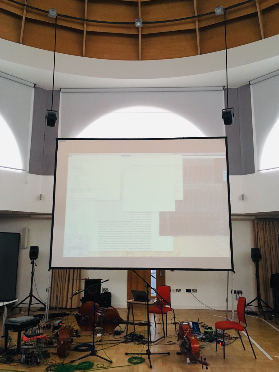 alicealicealice's tweet photo. All set up for #Braindeadensemble at #beastFeast https://t.co/LXoyXREPtM