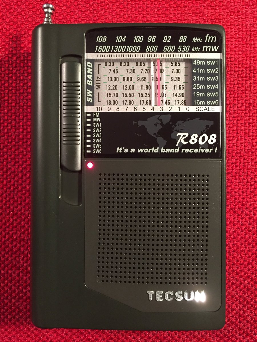 todderbert's tweet photo. "Shirt Pocket Shortwave", R.O.T.D.
My Review: https://t.co/tAWFNwdpa9
The Skinny: Small and Ultralight. Does well on the SW bands, and decent on AM.
At Ebay: https://t.co/lLsA6zv9DW
#shirtpocket #shortwave #portable #radio #tecsun #R808 https://t.co/lW9Uw20Jk4