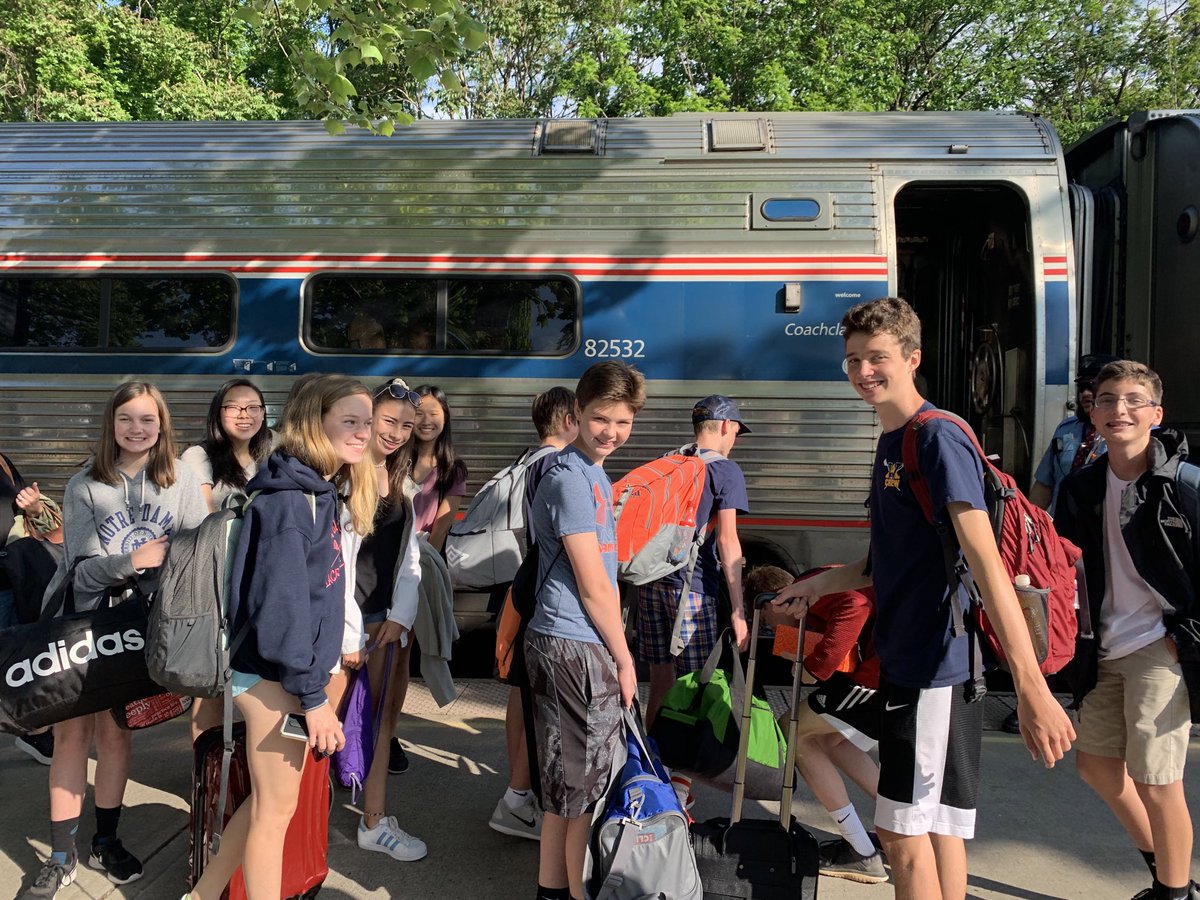 Eighth grade Model UN delegates from Henley Middle School are on their way to Washington DC for Around the World Embassy Tour!