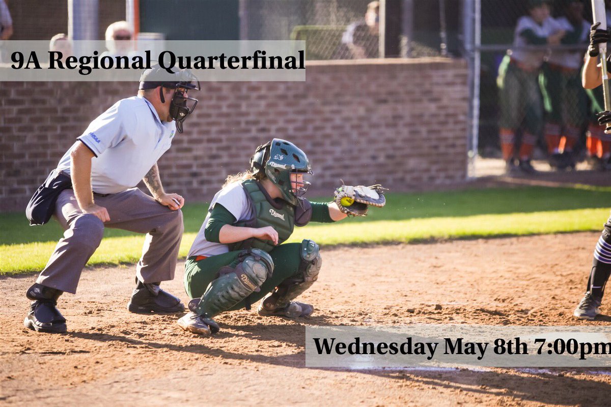 Mustang Nation! 9A Softball Regional Quarterfinal is set. University vs. <a href="/MandarinHighSB/">Mandarin Softball</a> HOME next Wednesday @ 7:00pm.