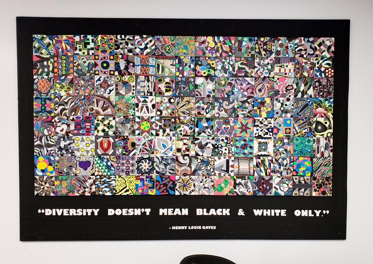 Manalapan HS (@mhsbraves) on Twitter photo 122 students in Ms. Roberts’ Art 1 & 2 Classes created this mural, which was recently moved to the District Curriculum and Instruction Office after it was on display at our Evening of the Arts. Thanks to Ms. Roberts and to all students who contributed! @FRHSDSup <a href="/ShannaHowell/">Shanna Howell</a> 122 students in Ms. Roberts’ Art 1 & 2 Classes created this mural, which was recently moved to the District Curriculum and Instruction Office after it was on display at our Evening of the Arts. Thanks to Ms. Roberts and to all students who contributed! @FRHSDSup <a href="/ShannaHowell/">Shanna Howell</a>