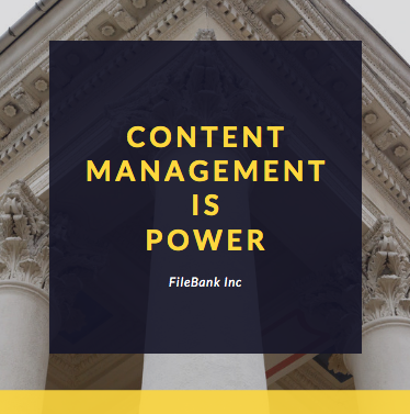 FileBankInc's tweet photo. Poorly managed content in the cloud is a significant drain on resources; resulting in lost information and lost opportunities. Managing information is a pain point for most organizations. #EnterpriseContentManagement #ECM #FileBankInc https://t.co/lDLGas26hI