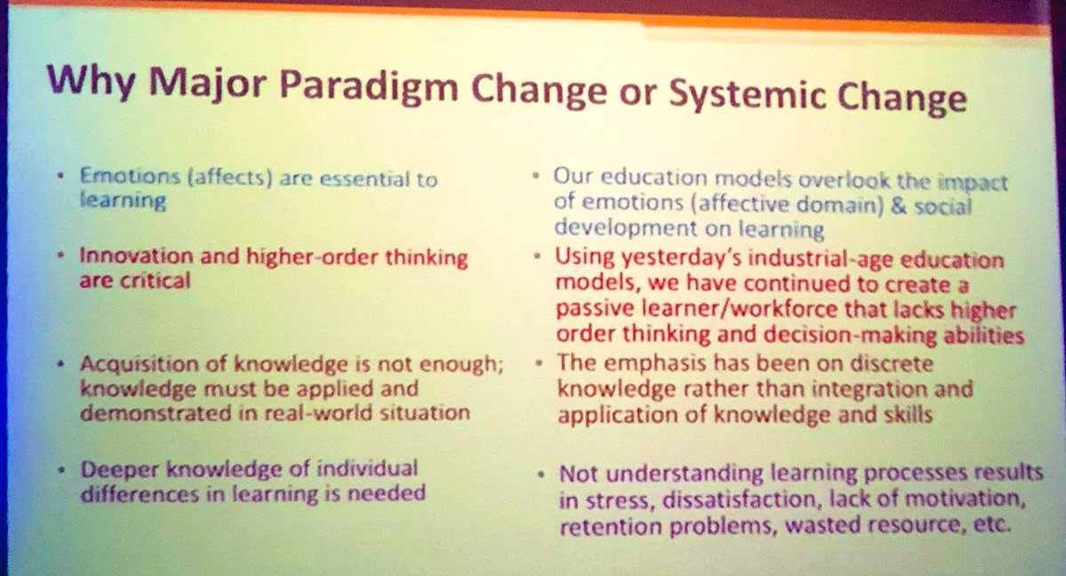 hklageman's tweet image. We need to have a deeper understanding of who learners are, as well as the impact of their emotions on learning, as we consider these changes....
 @TowsonISTC Dr. Mahnaz Moallem @TowsonU #TowsonISTC @CommonGroundMD #CGMD19 @CenterPointEd @JennaCohen1126
