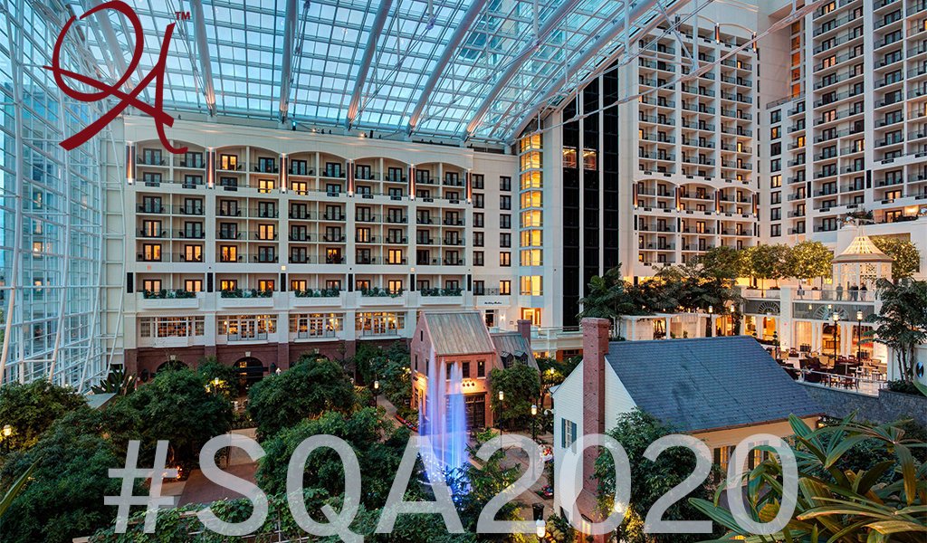 SQAHeadquarters's tweet photo. As we prepare to wrap up here in Atlanta, we want to thank everyone who attended #SQA2019. Please share in the comments below your favorite moment from this week! Save the dates 29 March - 3 April 2020 when we return to the Gaylord National Resort in National Harbor, MD! https://t.co/xLql1ieEc6