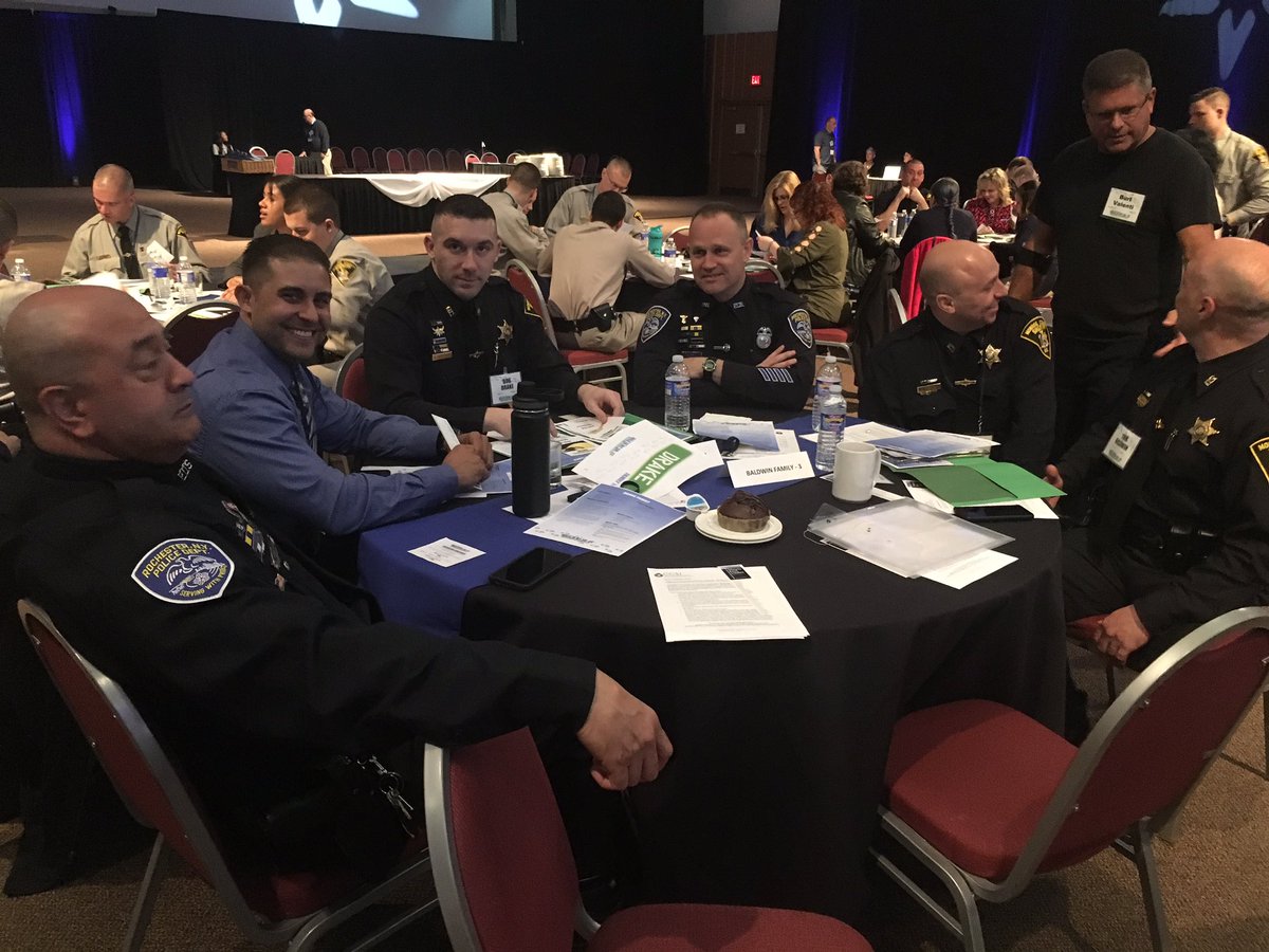 monroesheriffny's tweet photo. The calm before the storm.  Many smiling faces in the room as individuals and groups learn their scenarios.  Week one of four begins now.  #povertysimulator #confrontingpovertywithcompassion https://t.co/D3zSEqLKIw