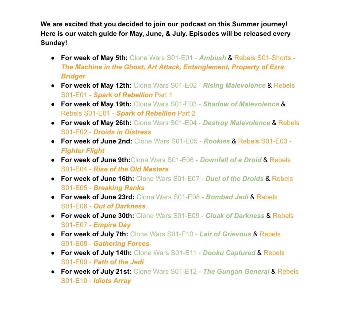 starwarstvtalk's tweet image. Here is a prettier version of our guide to viewing that you can save to your device or print! #starwars #clonewars #rebels
