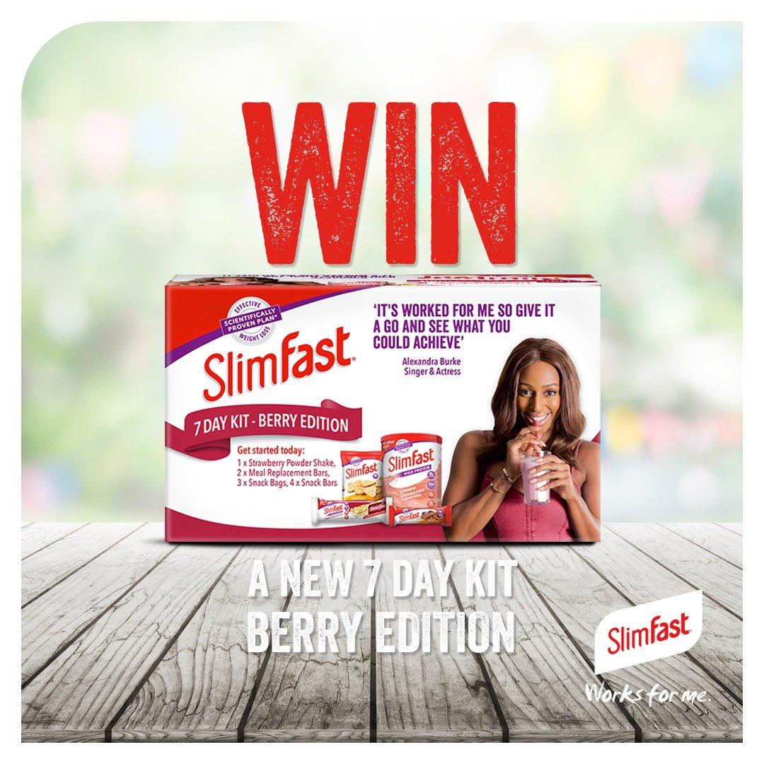 alexandramusic's tweet photo. Another reason to love #SlimFastUK? The fab competitions they are running all summer! This May you can #win £500 to style up your summer 💃 They are giving away the brand new 7 Day Kit Berry Edition! Enter now online, go go go! 💜 https://t.co/WHYDZnixrr #Ad #SlimFastWorksForMe https://t.co/xUygzdvHCJ
