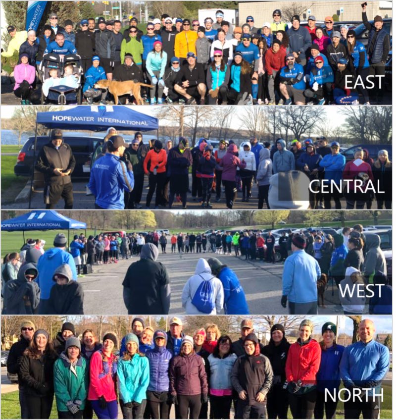 HopeWaterIntl's tweet photo. Thanks to everyone that joined in a chilly first group run this past weekend. Look over the images to check out the details for each training site. Looks like a beautiful morning this Saturday 5/4 #waterislife @daybreaktv https://t.co/DwK2RvDlN9