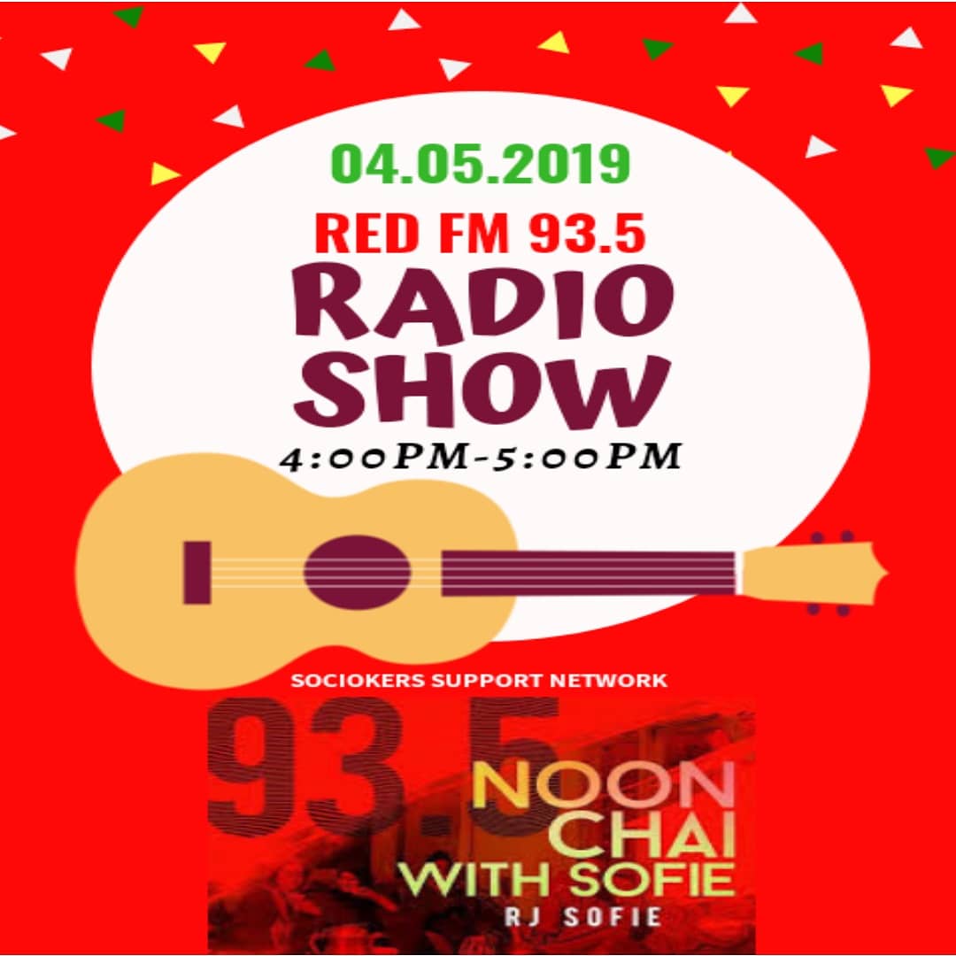 sociokers's tweet photo. Catch us Tomorrow on Radio show by #RedFmSrinagar with #SociokersSupportNetwork on "Speak Up for Women Harassment in Public Transport".
Tune in to @redfmindia on your own show "Noon Chai with Sofie" with RJ @sofie_redfmkashmir.
Stay tuned from 4-5pm.
Spread the word @sociokers https://t.co/KK097FaZin