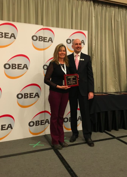 We are extremely proud of <a href="/BayridgeSS_LDSB/">Bayridge SS</a> Business teacher, Ms. Carol Allmendinger, who has been awarded the <a href="/OBEA/">obea</a> Honourary Life Membership Award. The award is given to teachers who have made a substantial contribution to the OBEA and to business education during their careers.