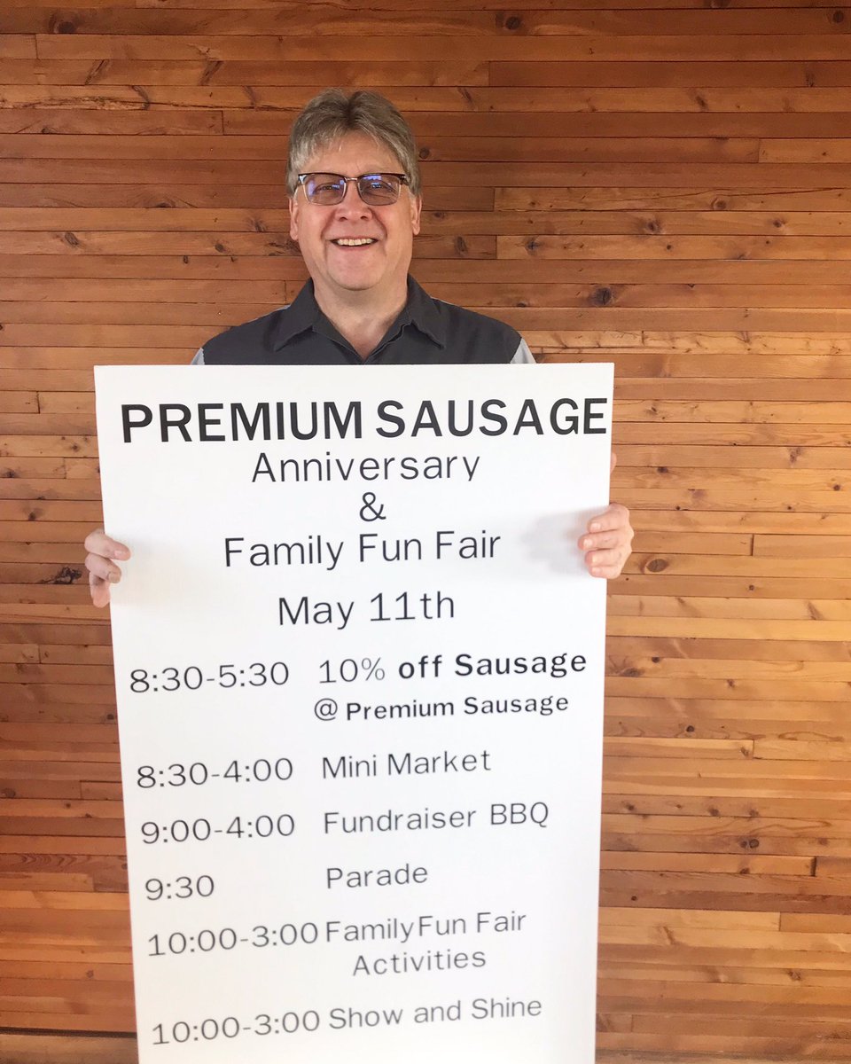 premiumsausage's tweet image. T-minus 8 days until our anniversary!!! We are very excited to celebrate 29 years of business with you all! 🤗🥳 #medhat #premiumsausage #familyfun