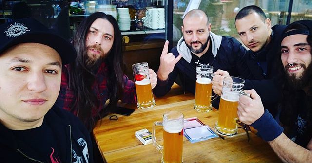boundtoprevail's tweet photo. Chilling in Munich after an awesome night @backstagemunich | Prost! 🍻 🇩🇪
.
.
.
.
.
.
.
#boundtoprevail #EuropeUnderBlackDeathMetalFire #tour #europeantour #band #musicians #ontheroad #chilling #beer #cheers #munich #munchen #airport #selfie #backstagemünchen #artists #lifeof… https://t.co/sbNmkJ02pW