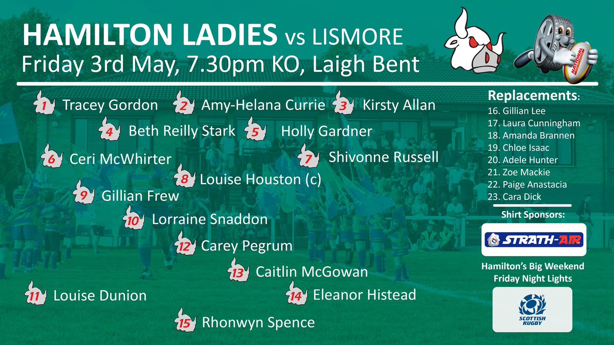 HamiltonBulls's tweet photo. Here is your Hamilton Ladies team taking the field tonight against @LismoreLadies. 7.30pm kickoff.

Why not pop down for a light refreshment and cheer the ladies on?!

#BullsFamily https://t.co/UKzQrcAiLk