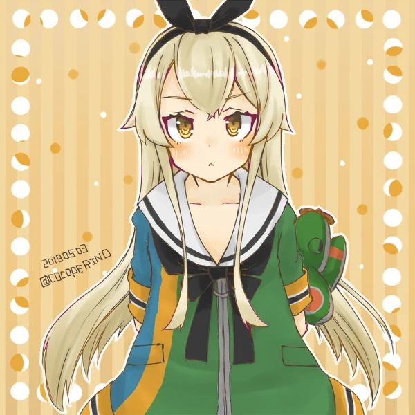 ずいぱらいきたいかぜ
#艦これ版深夜の真剣お絵描き60分一本勝負  #艦これ版真剣お絵描き60分一本勝負_20190503 