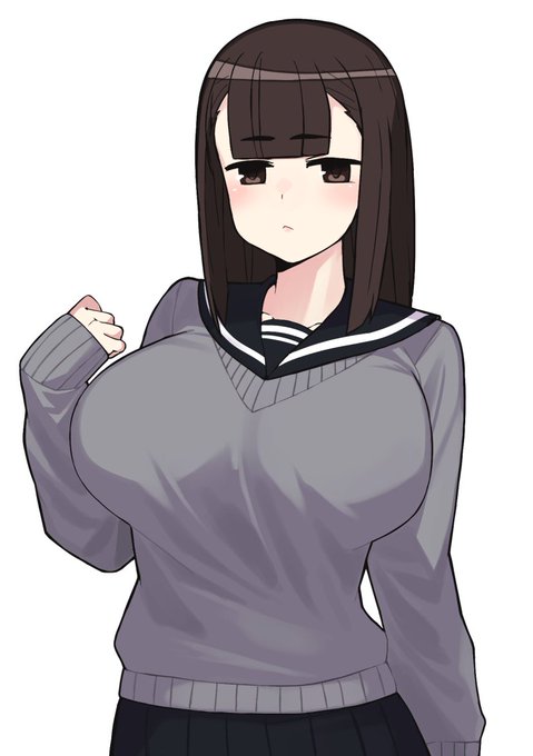 前髪ぱっつん娘 