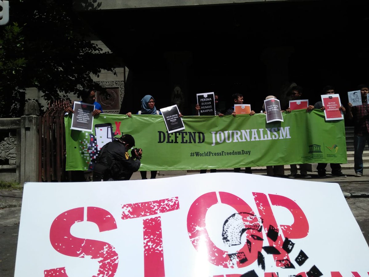 ifjasiapacific's tweet image. The various chapters of @AJIIndonesia also participated on #WorldPressFreedomDay2019. Do you know that AJI has 38 chapters across the country? What we posted here only a few pictures of them. Well done AJI! 
#WPFD2019 
#DefendJournalism
#DefendPressFreedom