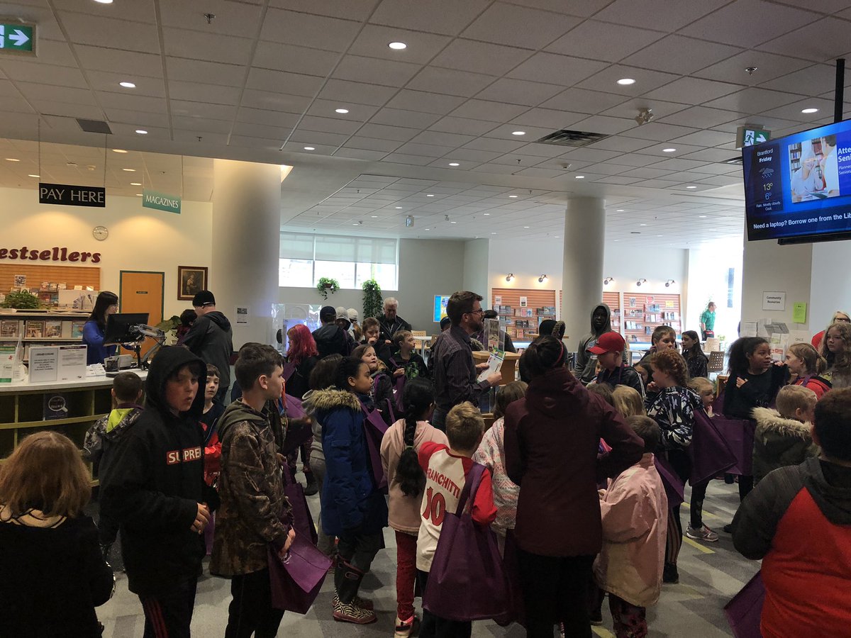 SpartanCentral1's tweet photo. 4th Stop on @JanesWalkBrant is at the @BtfdLibrary learning about literacy, technology and all of the amazing programs in our community @CityofBrantford @GEDSB https://t.co/a6QfnuPN1H