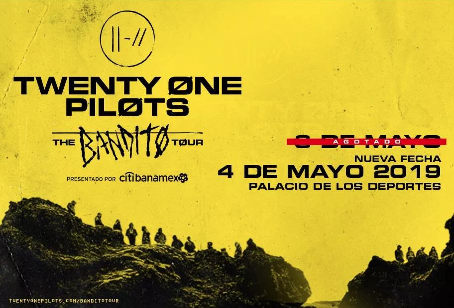 ¡ATENCIÓN FANS DE <a href="/twentyonepilots/">twenty one pilots</a>! Tenemos dos pases sencillos para el show del 4 de mayo ¿Quieres lanzarte? Responde este tweet con una foto en la que aparezcas con todo lo que tengas de la banda. Los primeros dos ganan. ¡Suerte! bit.ly/2VcO2J0