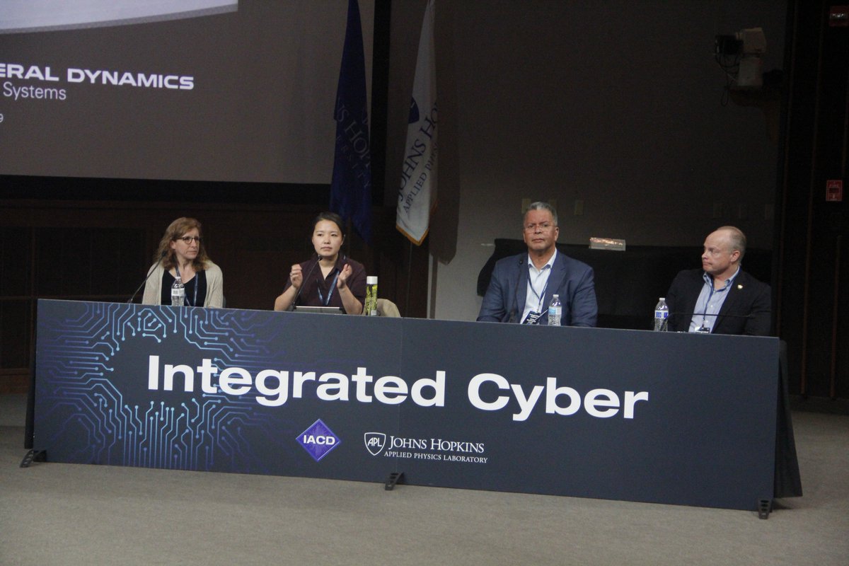 IACD_automate's tweet image. Trust Panel on how you identify and calibrate trust in automation. How will cloud and other future advances in #cybersecurity impact trust? #IntegratedCyber discusses in this Breakout Session. #IACDautomate